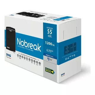 Nobreak Sms 1200va Linnus Sen Mono 115v Cor Preto