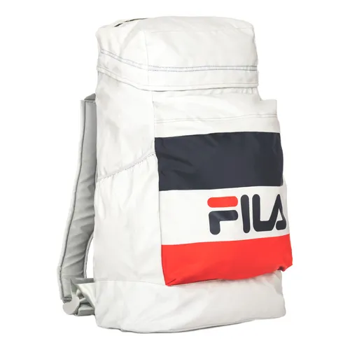 Mochila Fila Tactica Gris Backpack Logo Color Blanco Dise o de la