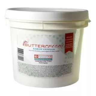 Buttercream Pastelar Listo Para Usar Balde X 2,5kg La Botica