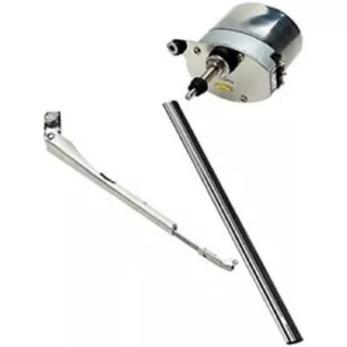 Limpador Para-brisa Náutico Completo 12v Inox Barco Lancha