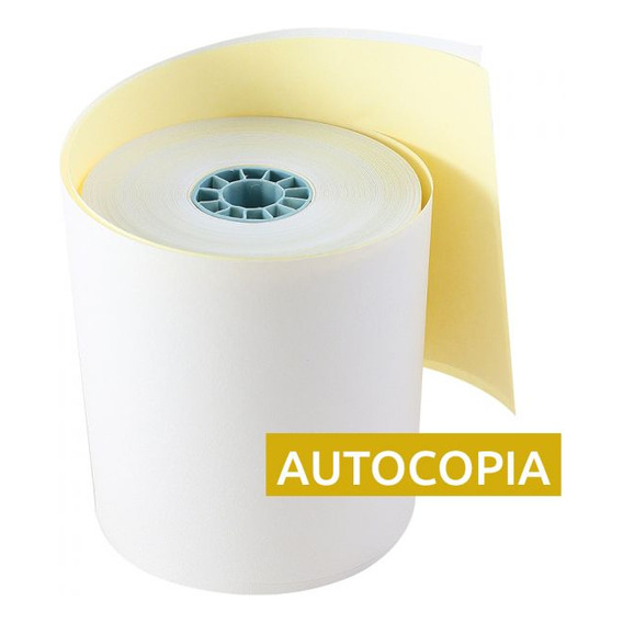 Caja Papel Rollo Termico 80x70 Mm 50 Pzas Alto Rendimiento Color Blanco