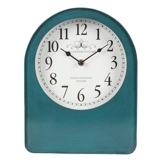 Reloj De Mesa Hierro 22x29x9cm