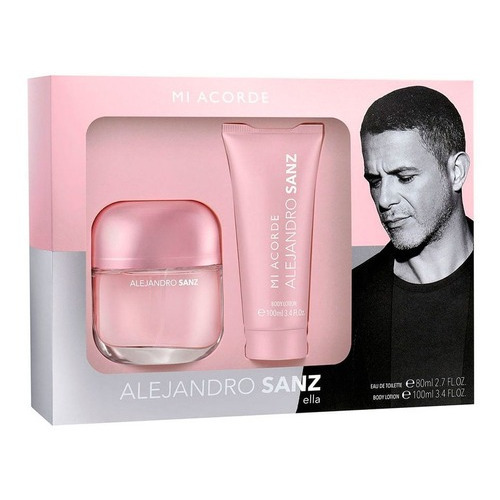 Pack Perfume Alejandro Sanz Mi Acorde For Woman 80 Ml + Body