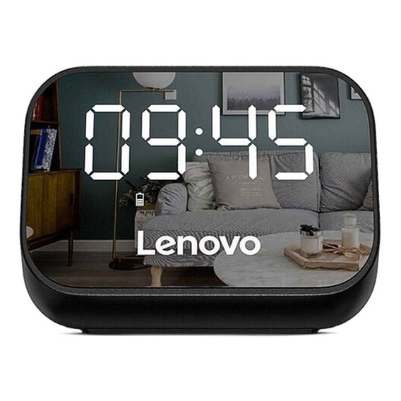Reloj Parlante Lenovo Speaker Ts13 Bluetooth Negro