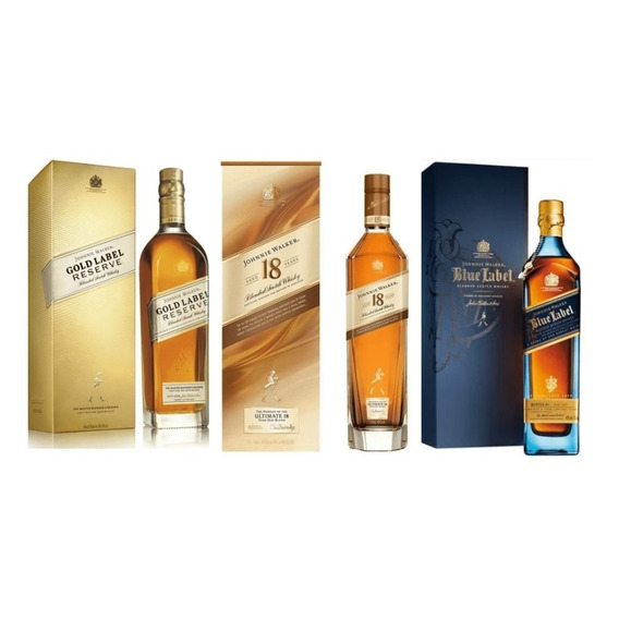 Coleccion Johnnie Walker 3u.