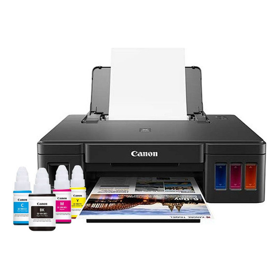 Impresora Canon G1110 Sistema Continuo + Tinta 