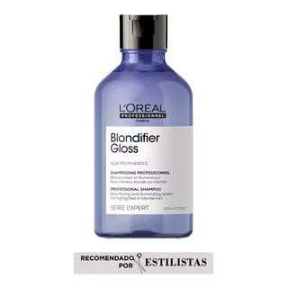 Shampoo Cuidado Del Color Cabello Rubio Blondifier Gloss 300 Ml L'oréal Professionnel