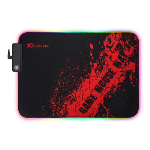 Mouse Pad gamer Xtrike Me MP-602 de goma 250mm x 350mm x 3mm negro