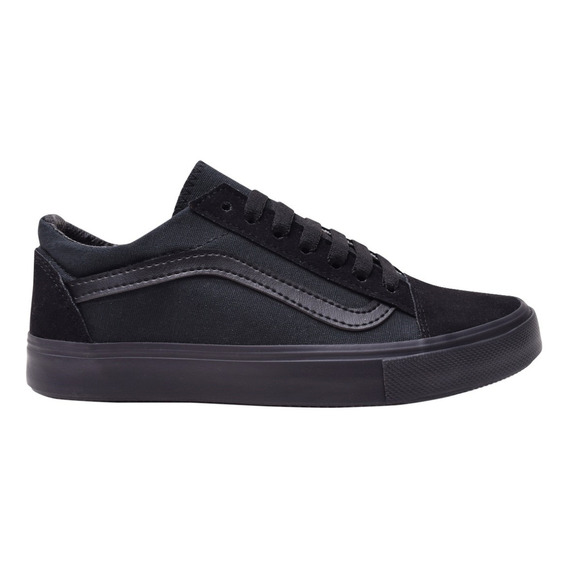 Zapatillas Nayree-zapatillas Unisex Tipo Van Negro Negro