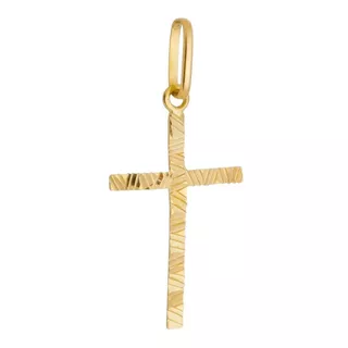 Pingente Masculino Cruz Crucifixo Em Ouro 18k 750