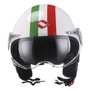 Casco Abierto Avx Fs710 Doble Visor Italy Flag Beitia Motos