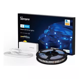 Tira Led Rgb Sonoff L3 De 5 Metros, Kit Original Bivolt Smart