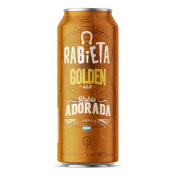 Cerveza Rabieta Golden Ale 473cc X1