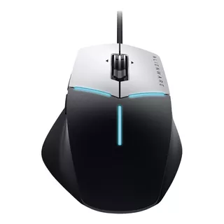 Mouse Gamer De Juego Alienware  Advanced Aw558 Negro Y Plata