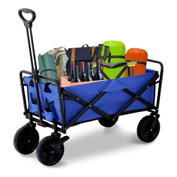 Grande Carrito De Mandado Plegable Camping Marco De Acero