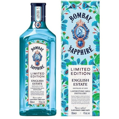 Gin Bombay sapphire limited edition English Estate 1lt