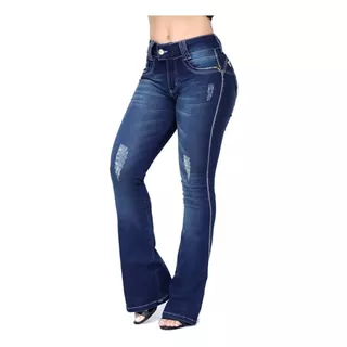 Calça Jeans Lycra Set For Levanta Bumbum Flare Elastano 1726