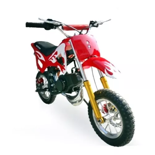 Zipper Moto Cross Infantil A Gasolina 50cc - Vermelho