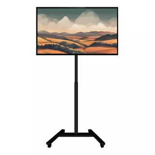 Suporte Tv Pedestal 32 A 70 Com Rodízio Suportaço Ped-03