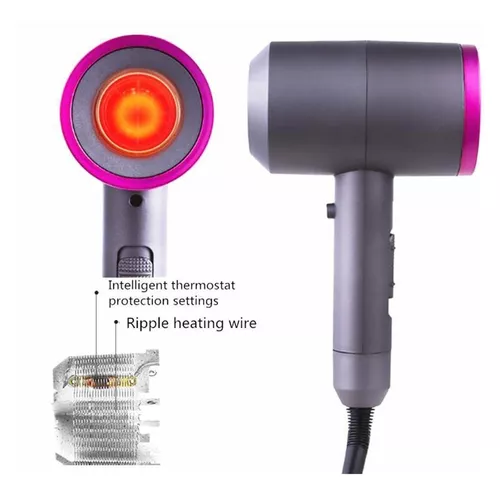 Secador de Cabelo Profissional Iónico Com Acessórios - 5000W