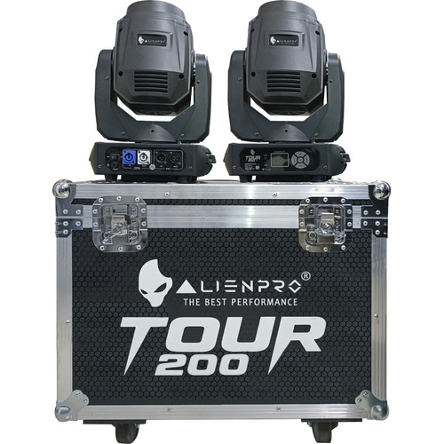 Par De Cabezas Moviles Alien Tour 200w Con Case