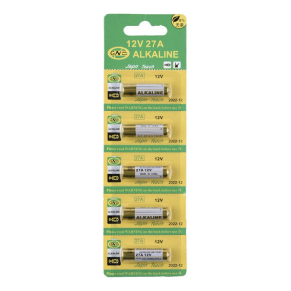 Pack De 5 Pilas 27a De 12v Alkalina Y 23a De 12v Alkaline