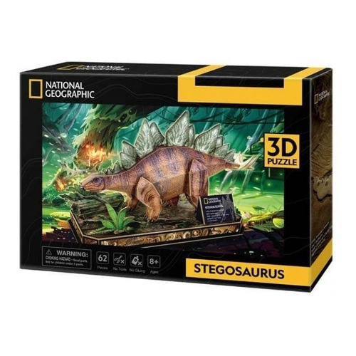 Puzzle 3d Stegosaurus National Geographic Wabro