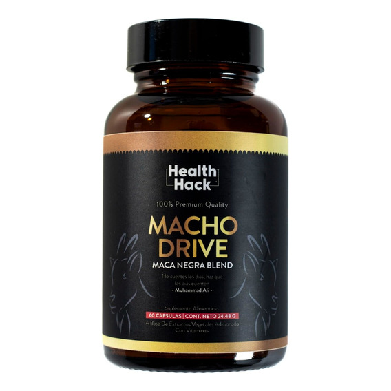 Suplemento Multivitamínico Libido Hombre Con Maca 60 Caps Hh