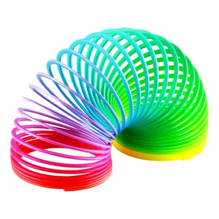 Mola Maluca Divertida Espiral Infantil Plástica Colorida