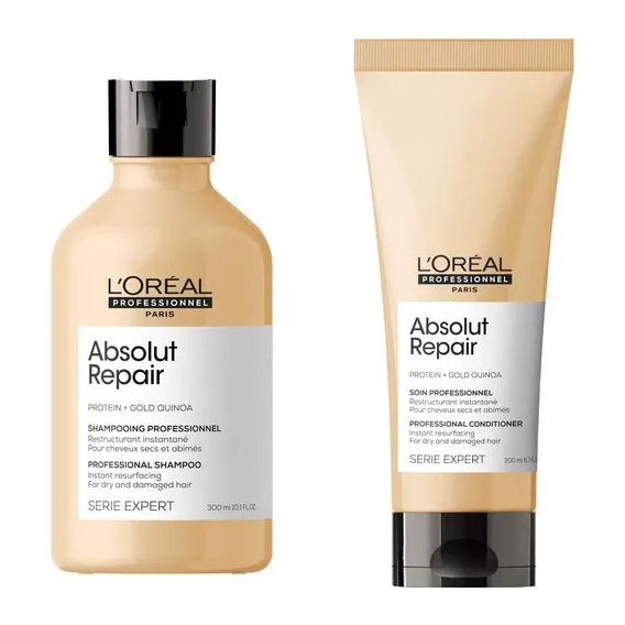  Loreal Shampoo Kit Shampoo x300ml + Acondicionador x200ml Absolut Repair