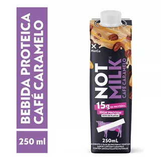 Bebida High Protein Café Caramelo Caixa De 250ml Not Milk