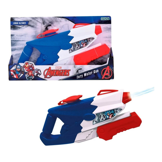 Pistola De Agua Avengers Water Gun Fury Ditoys 2527