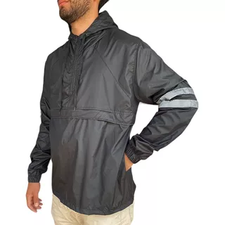 Chaqueta Kanguro Reflectivo Hombre Adultos Impermeable 