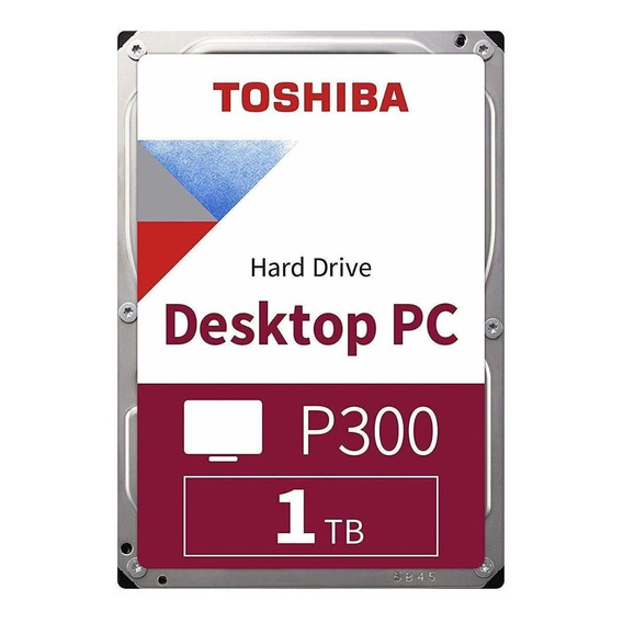 Disco duro interno Toshiba P300 HDWD110UZSVA 1TB plata