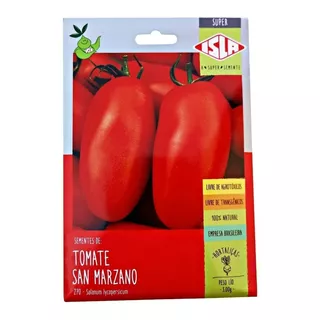 1200 Sementes De Tomate Italiano San Marzano Isla - 3 Gramas