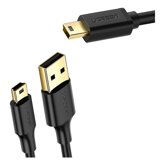 Cable Usb 2.0(m) - Mini Usb(m) Dorado Mp4 Mp3 Carga - 300cm