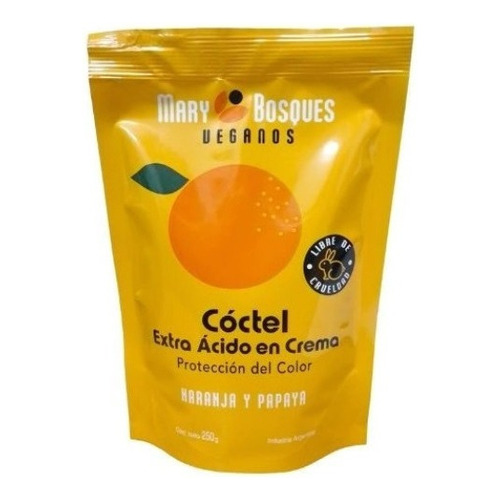 Mary Bosques Coctel Extra Acido Naranja Y Papaya Vegano 250g