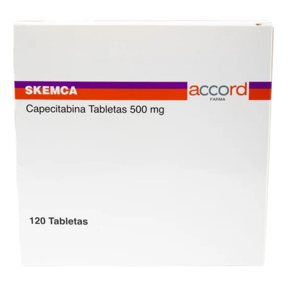 Capecitabina 500 Mg Skemca Caja Con 120 Tabletas Accord