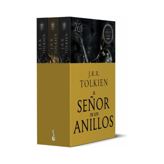 Pack El señor de los anillos, de J.R.R. Tolkien. Editorial Booket, tapa blanda en español