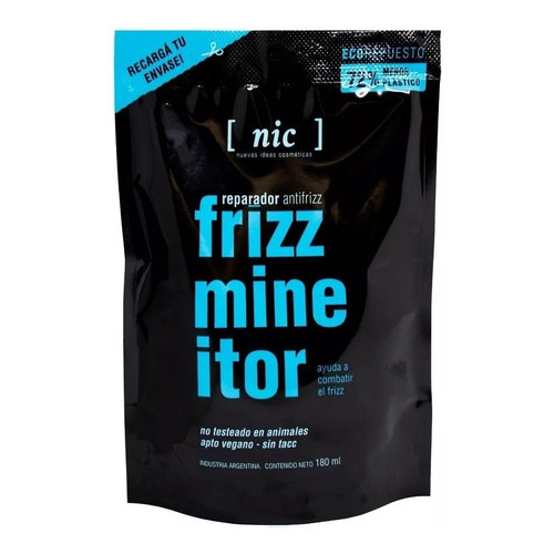 Nic Frizz Mineitor Repuesto Tratamiento Reparador Antifrizz