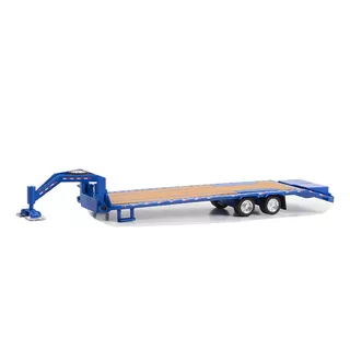 Greenlight Gooseneck Trailer Remolque Cuello De Ganso 1/64 Color Azul