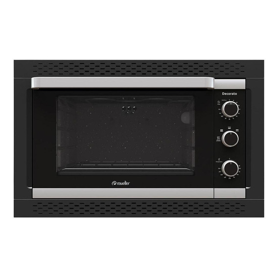 Horno empotrable eléctrico Mueller Decorato 44L negro 220V