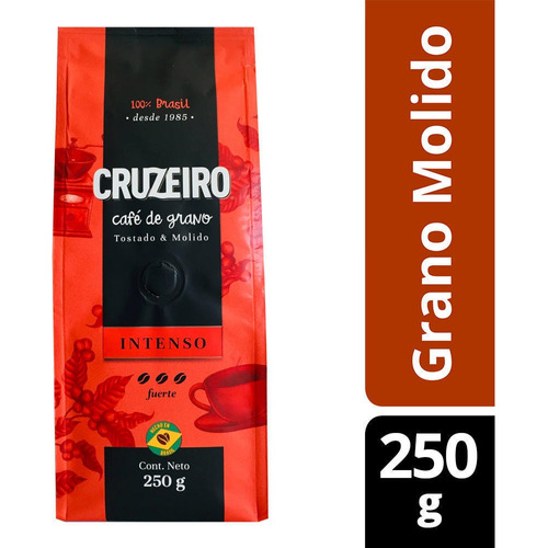 Café Grano Cruzeiro Intenso Tostado Y Molido 250 G