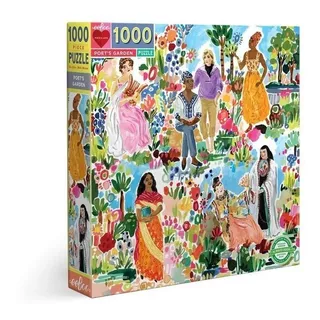 Puzzle Rompecabezas 1000 Piezas Eeboo Jardín De Poetas