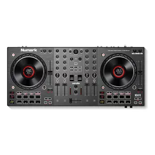 Controlador Profesional De Dj Con 4 Decks Ns4fx Numark Color Negro