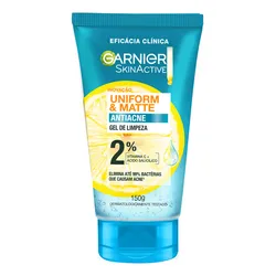 Gel De Limpeza Uniform & Matte Antiacne 150g Garnier Momento de aplicação Dia/Noite Tipo de pele Todo tipo de pele no Mercado Livre com oferta e cupom de desconto