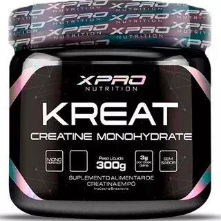 Creatina Mono Kreat Creatine Monohydrate 300g- Xpro Nutrition Sabor Sem Sabor Melhor