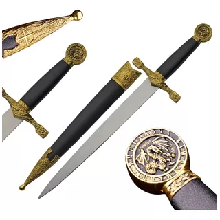 Espada Cuchillo Daga Mini Excalibur Abre Carta Templarios