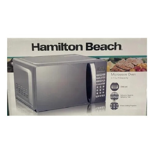 Horno De Microondas Hamilton Beach 700w Hb-p70j17al-v2c New