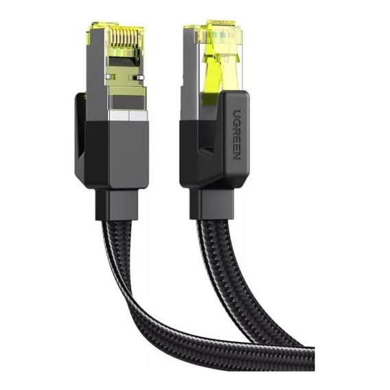 Cable Cat.7 Flat Ethernet Ugreen Braided 10 Metros